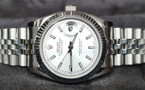 rolex zilveren horloge